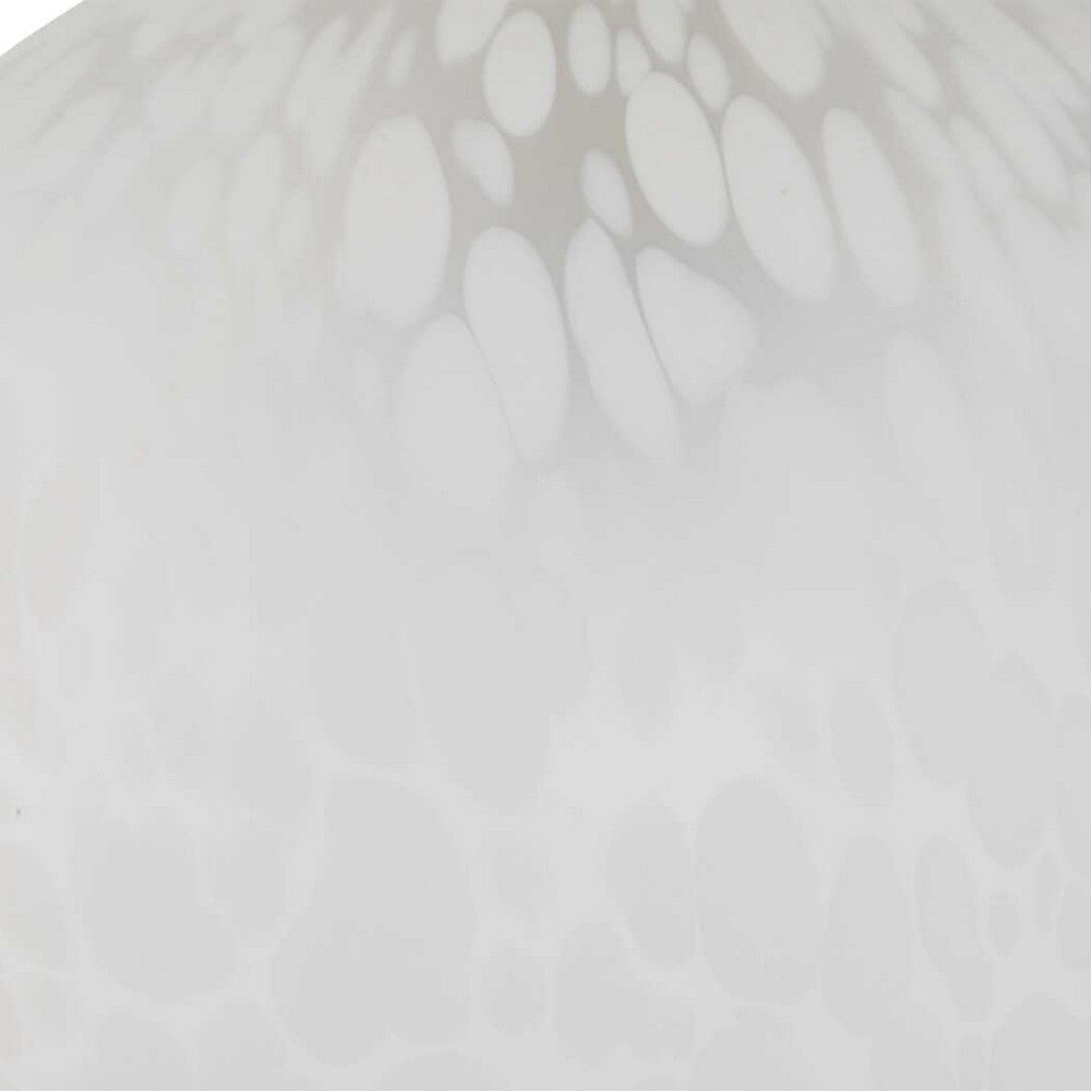 Uttermost Huch 1 Light White Glass Pendant UT-21609