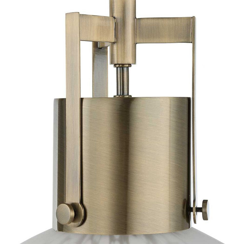 Uttermost Huch 1 Light White Glass Pendant UT-21609