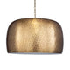 Uttermost Lemont Hammered Brass 1 Light Pendant UT-21610