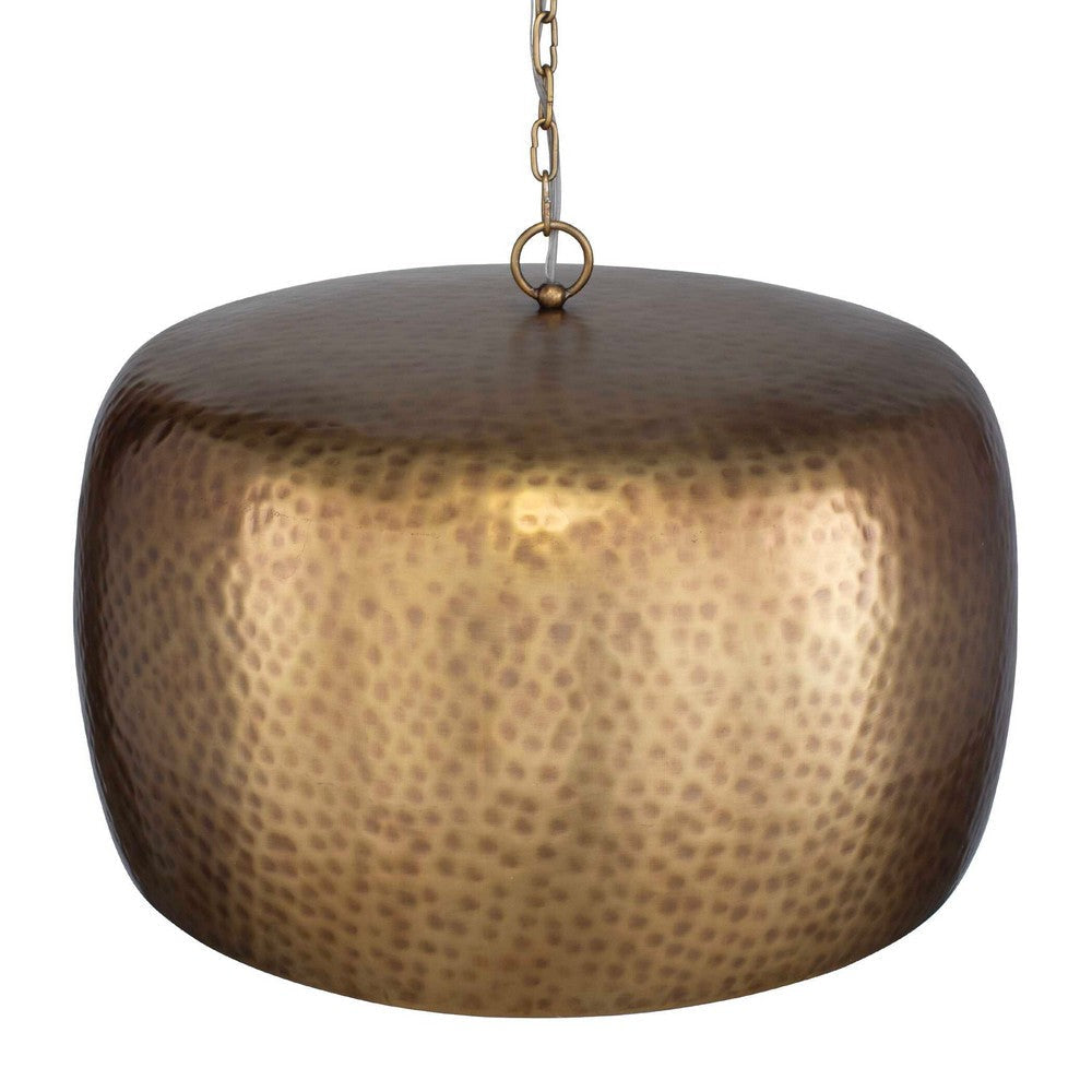 Uttermost Lemont Hammered Brass 1 Light Pendant UT-21610