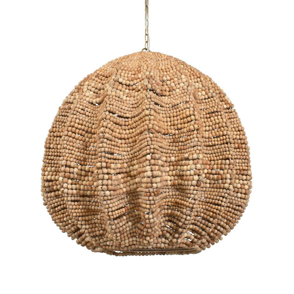 Uttermost Kauri 5 Light Wooden Bead Pendant