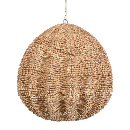Uttermost Kauri 5 Light Wooden Bead Pendant