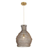 Uttermost Murmur Woven Brass 1 Light Pendant UT-21613