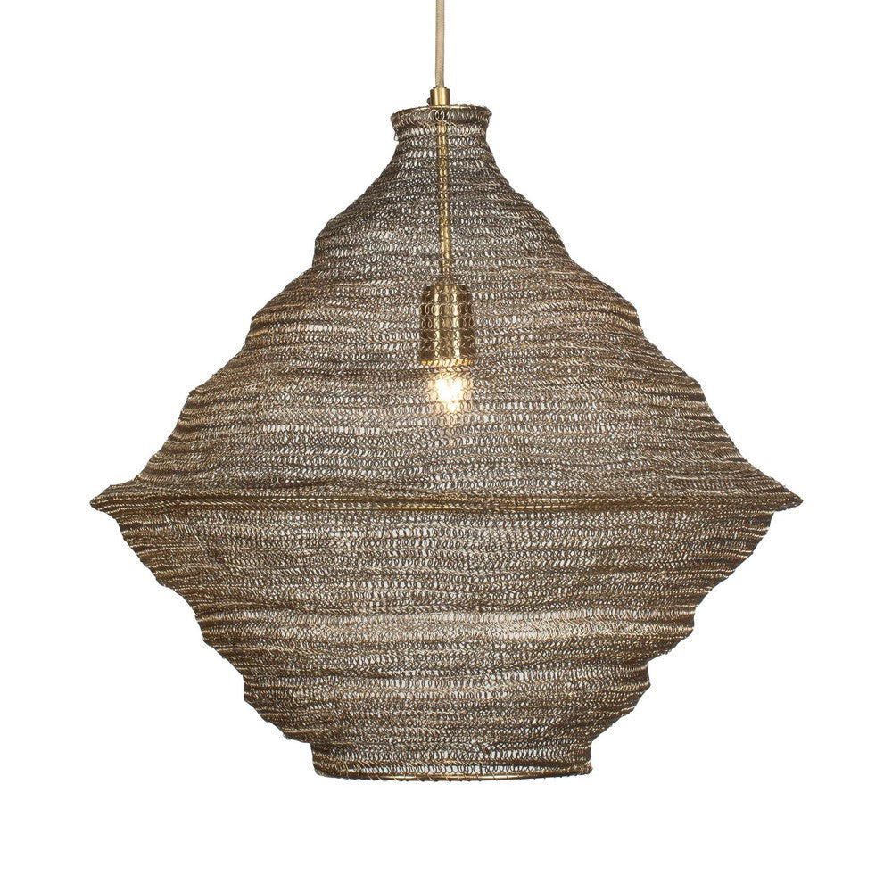 Uttermost Sigh Woven Brass 1 Light Pendant UT-21614