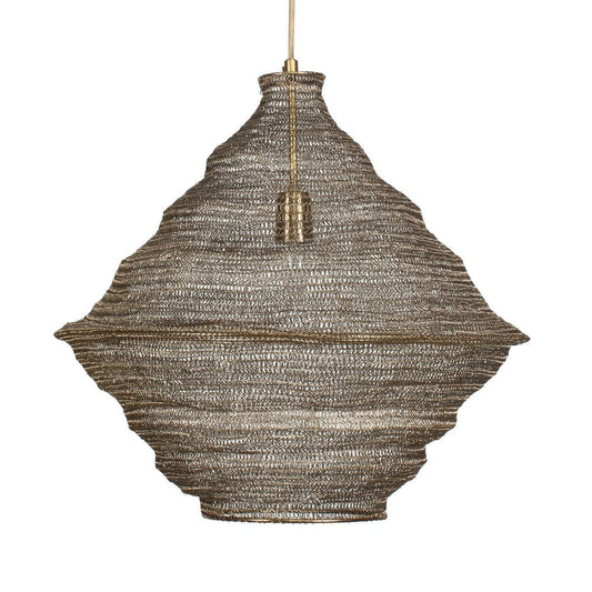 Uttermost Sigh Woven Brass 1 Light Pendant