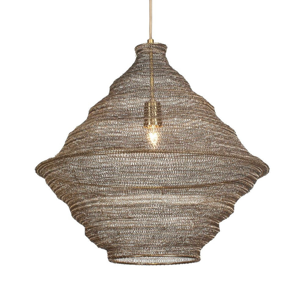 Uttermost Sigh Woven Brass 1 Light Pendant UT-21614