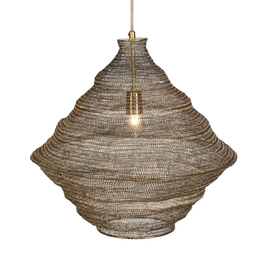 Uttermost Sigh Woven Brass 1 Light Pendant UT-21614