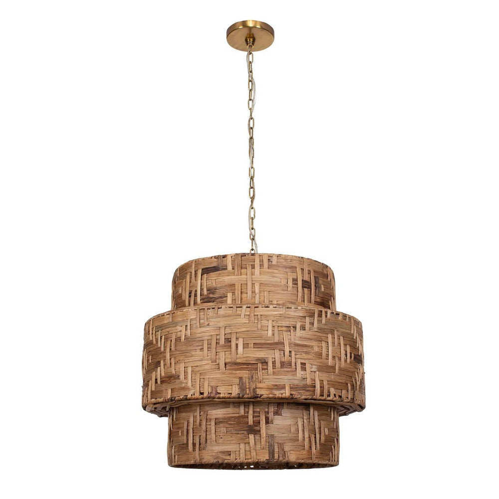 Uttermost Water Hyacinth 4 Light Woven Pendant UT-21618