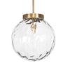 Uttermost Gaia 1 Light Watered Glass Pendant