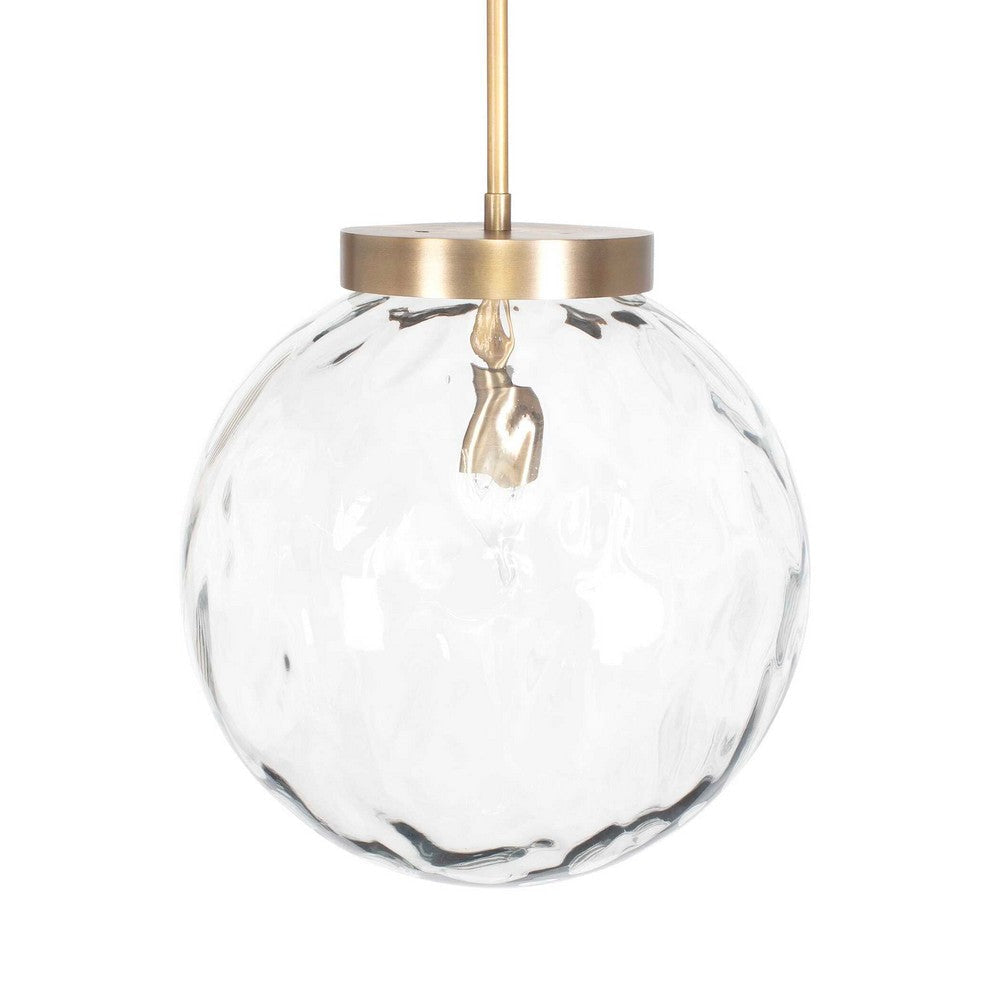 Uttermost Gaia 1 Light Watered Glass Pendant UT-21622