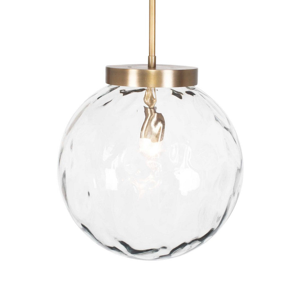 Uttermost Gaia 1 Light Watered Glass Pendant UT-21622