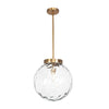 Uttermost Gaia 1 Light Watered Glass Pendant UT-21622