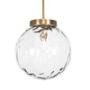 Uttermost Gaia 1 Light Watered Glass Pendant UT-21622