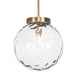 Uttermost Gaia 1 Light Watered Glass Pendant UT-21622