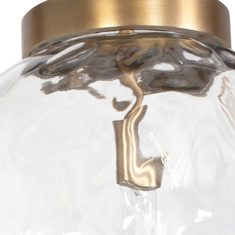 Uttermost Gaia 1 Light Watered Glass Pendant UT-21622
