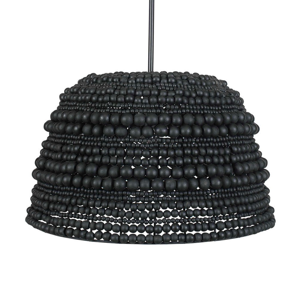 Uttermost Persephone Black Bead 1 Light Pendant UT-21623