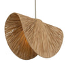 Uttermost Bend 1 Light Raffia Pendant UT-21625