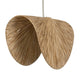 Uttermost Bend 1 Light Raffia Pendant