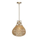 Uttermost Hestia 1 Light Natural Rope Pendant