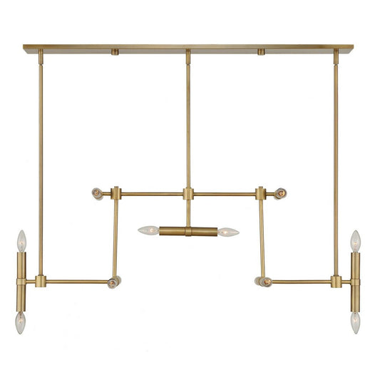 Uttermost Cadre 14 Light Modern Linear Pendant