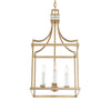 Uttermost Montreal 4 Light Brass Lantern Pendant