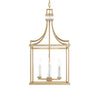 Uttermost Montreal 4 Light Brass Lantern Pendant UT-21644