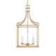 Uttermost Montreal 4 Light Brass Lantern Pendant UT-21644