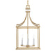 Uttermost Montreal 4 Light Brass Lantern Pendant UT-21644