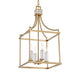 Uttermost Montreal 4 Light Brass Lantern Pendant UT-21644