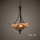 Uttermost Vitalia 3 Lt Oil Rubbed Bronze Pendant By Casagear Home UT-21904