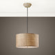 Uttermost Dafina 3 Light Burlap Drum Pendant By Casagear Home UT-21933
