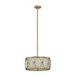 Uttermost Ovala 3 Light Gold Drum Pendant By Casagear Home