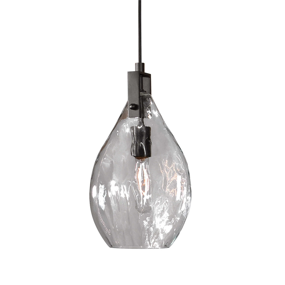Uttermost Campester Mini Pendant 1 Light - 8.5 inches Wide by 4.13 inches deep -Traditional Installation