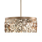 Uttermost Tillie 3 Light Textured Gold Pendant By Casagear Home