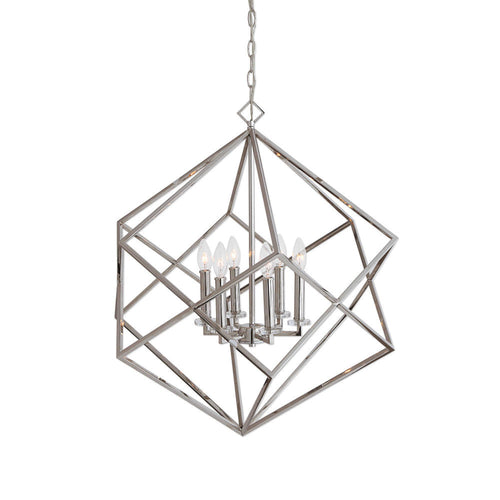 Uttermost Euclid Pendant 6 Light -Traditional Installation