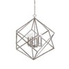 Uttermost Euclid 6 Light Nickel Cube Pendant By Casagear Home