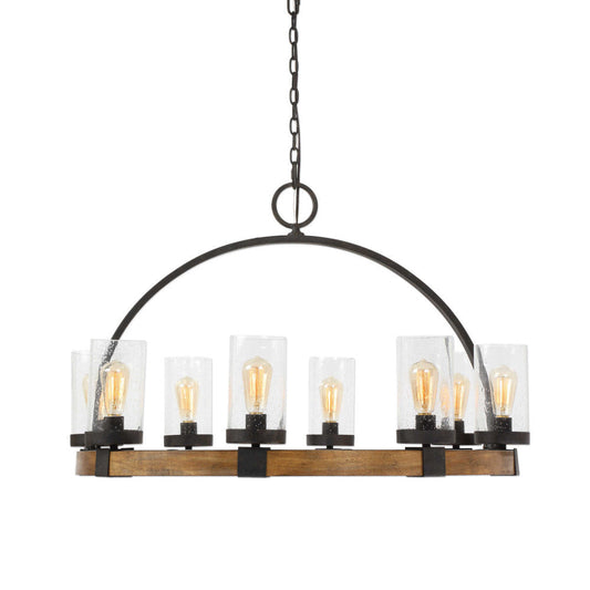 Uttermost Atwood 8 Light Wagon Wheel Pendant By Casagear Home