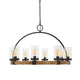 Uttermost Atwood Pendant 8 Light -Traditional Installation