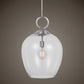 Uttermost Calix Nickel 1 Light Glass Pendant By Casagear Home UT-22169