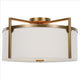 Uttermost Colfax - 3 Light Semi-Flush Mount