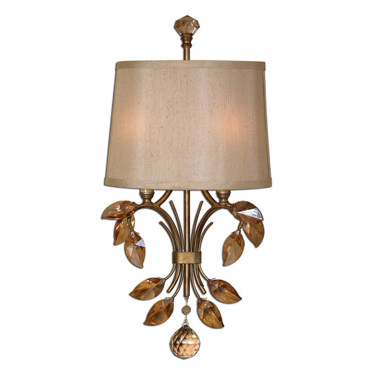 Uttermost Alenya - 2 Light Wall Sconce - 12.25 inches Wide by 5.5 inches deep