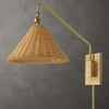 Uttermost Phuvinh 1 Light Rattan Shade Sconce By Casagear Home UT-22571