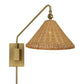 Uttermost Phuvinh 1 Light Rattan Shade Sconce By Casagear Home UT-22571