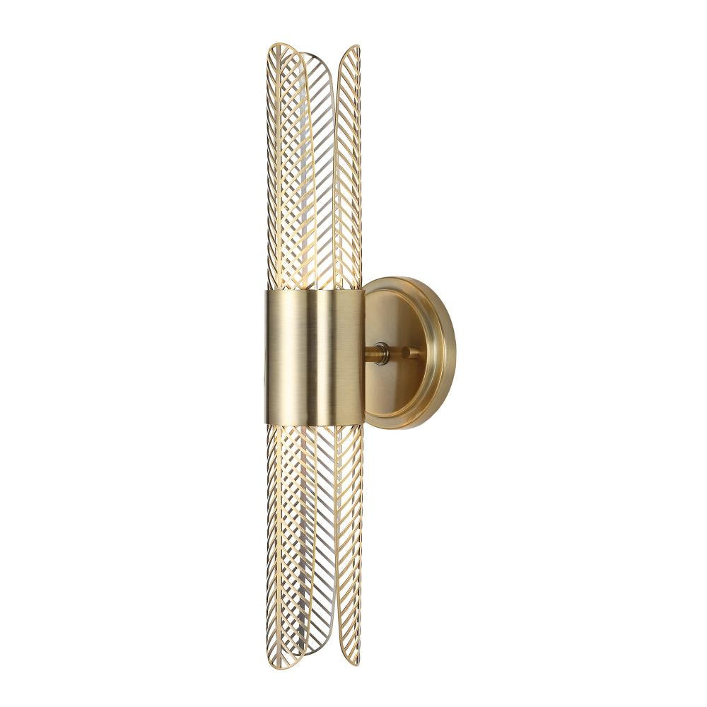 Uttermost 22587 Cret - 16W LED Wall Sconce-18.25 Inches Tall and 4.75 Inches Wide UT-22587