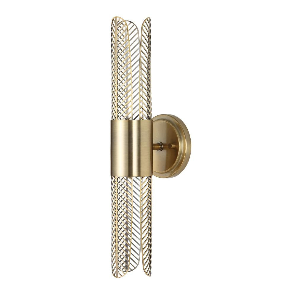Uttermost 22587 Cret - 16W LED Wall Sconce-18.25 Inches Tall and 4.75 Inches Wide UT-22587