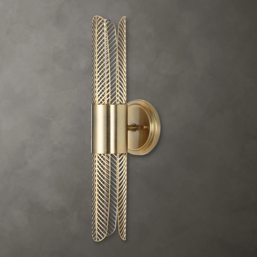 Uttermost 22587 Cret - 16W LED Wall Sconce-18.25 Inches Tall and 4.75 Inches Wide
