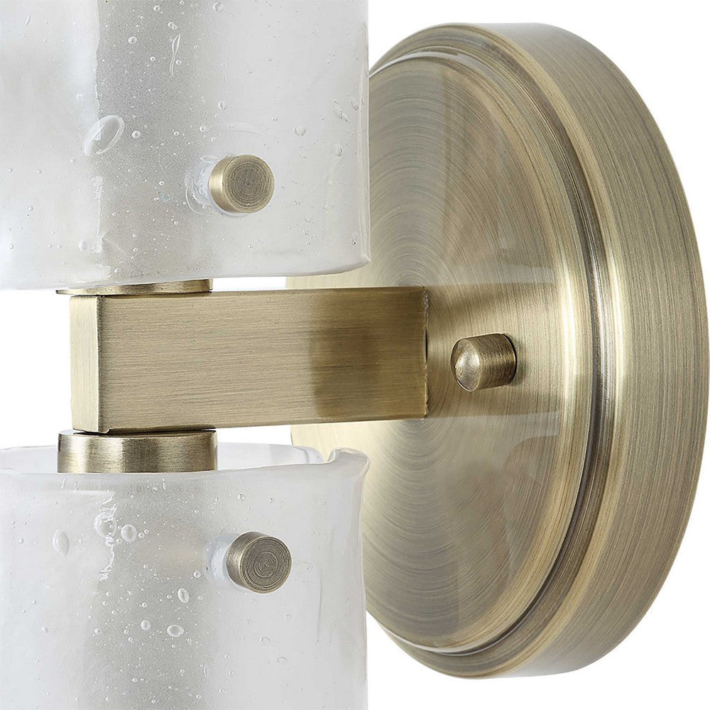 Uttermost Mistie 2 Light Glass Sconce UT-22588
