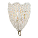 Uttermost Biddeford 1 Light White Beaded Sconce UT-22597