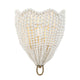 Uttermost Biddeford 1 Light White Beaded Sconce UT-22597