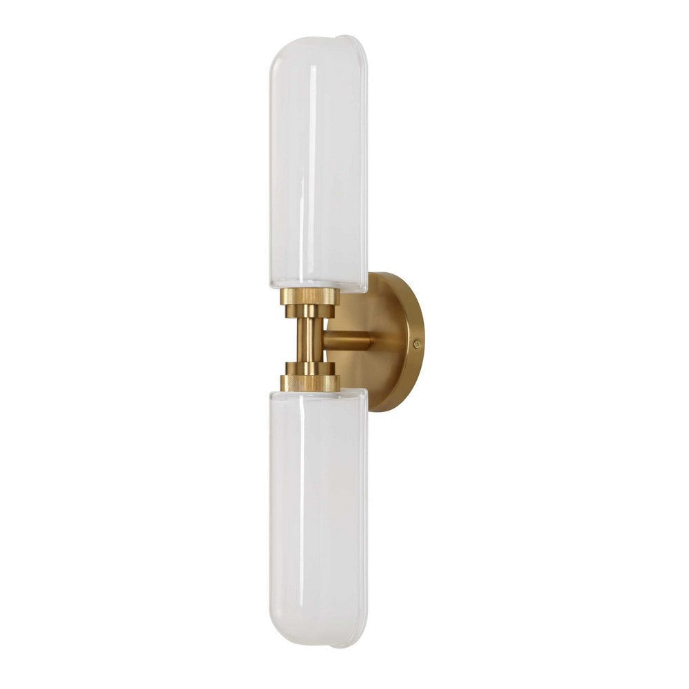 Uttermost Wellsville 2 Lt Brass Sconce UT-22607